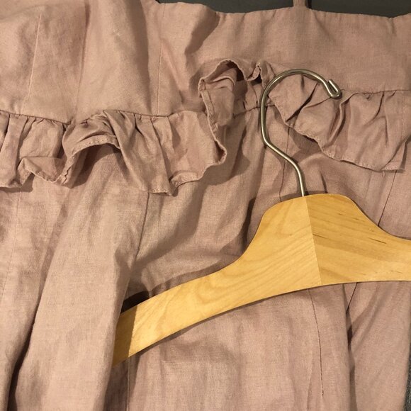 ASOS Linen Ruffle Cami Jumpsuit - Picture 6 of 6